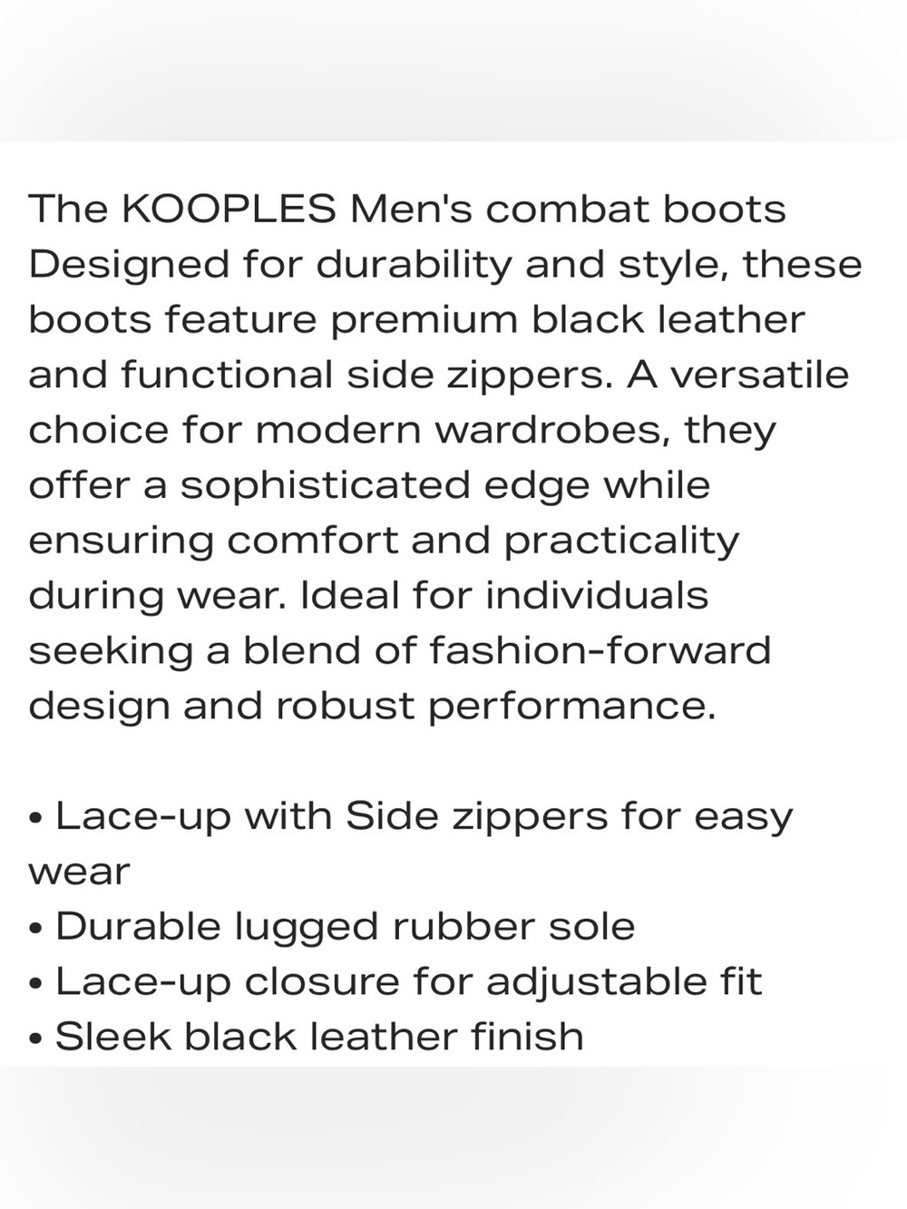 The Kooples Legend Black Calf Leather Moto Boots NWOB Sz Fr 42/US 8 Ret $385 - Picture 3 of 9